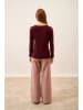 Just Cashmere Kaschmir-Pullover "Joan" in Bordeaux