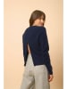Just Cashmere Kasjmieren trui donkerblauw