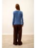 Just Cashmere Kaszmirowy sweter "Joyce" w kolorze niebieskim
