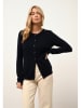 Just Cashmere Kasjmieren vest "Katharine" donkerblauw