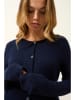 Just Cashmere Kaschmir-Cardigan "Laura" in Dunkelblau