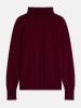 Just Cashmere Kaschmir-Rollkragenpullover in Bordeaux