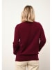 Just Cashmere Kaszmirowy sweter "Nora" w kolorze bordowym