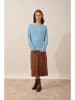 Just Cashmere Kasjmieren trui "Oceane" lichtblauw