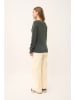Just Cashmere Kaszmirowy sweter "Phoebe" w kolorze khaki