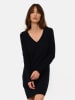 Just Cashmere Kasjmieren jurk "Tracy" donkerblauw