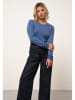 Just Cashmere Kasjmieren trui "Vivian" blauw