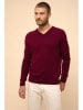 Just Cashmere Kasjmieren trui "Nathan" bordeaux