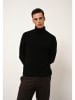 Just Cashmere Kaschmir-Rollkragenpullover "Sacha" in Schwarz
