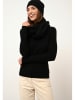 Just Cashmere Kasjmieren colsjaal "Hutton" zwart - (L)65 x (B)50 cm