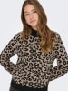 ONLY Pullover in Hellbraun/ Schwarz