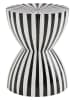 Ellos Home Stolik "Pello" w kolorze czarno-białym - wys. 46 x Ø 35 cm