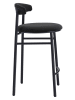 Ellos Home Barstuhl "Doggi" in Schwarz - (B)44 x (H)84 x (T)45 cm