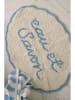 Ellos Home Badvorleger "Savon" in Creme/ Hellblau