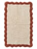 Ellos Home Badmat "Scallop" rood/crème