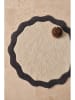 Ellos Home Badvorleger "Scallop" in Grau/ Creme