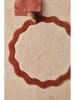 Ellos Home Badvorleger "Scallop" in Rot/ Creme