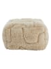 Ellos Home Poef "Island" beige - (H)60 x Ø 60 cm