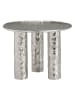 Ellos Home Bijzettafel "Art" zilverkleurig - (H)45 x Ø 60 cm