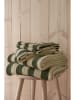Ellos Home 4tlg. Handtuchset "Saga" in Grün/ Beige