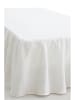 Ellos Home Linnen bedrok "Candice" wit