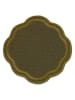 Ellos Home 4-delige set: onderzetters "Peggy" kaki - Ø 10 cm