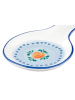 Björn Löffelablage "Napoli" in Weiß/ Blau/ Orange - (L)23,5 cm