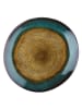 Björn 6er-Set: Dessertteller "Island" in Khaki/ Blau - Ø 20,5 cm