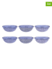 Björn 6-delige set: saladeschalen "Dark" donkerblauw - Ø 21 cm