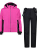 CMP 2-delige ski-/snowboardoutfit roze/zwart