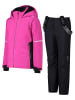 CMP 2-delige ski-/snowboardoutfit roze/zwart