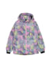 Color Kids Ski-/ Snowboardjacke in Rosa/ Türkis