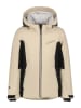 Icepeak Ski-/ Snowboardjacke "Lanett" in Beige/ Schwarz
