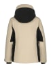 Icepeak Ski-/ Snowboardjacke "Lanett" in Beige/ Schwarz