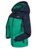 Kamik Kurtka narciarska "Anakin" w kolorze granatowo-zielonym