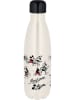 Stor Edelstahl-Trinkflasche "Mickey Mouse" in Weiß/ Schwarz - 780 ml