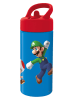 Stor Bidon "Super Mario" w kolorze niebiesko-czerwonym - 410 ml