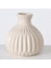 Boltze 3er-Set: Vasen "Esko" in Creme - (H)12 cm