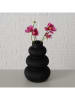 Boltze Vase ''Maurice'' in Schwarz - (H)21 x Ø 14 cm