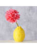Boltze Vase ''Zitronella'' in Gelb - (H)12 x Ø 9 cm