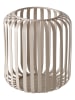 Boltze Windlicht "Viki" in Beige - (H)15 x Ø 13 cm