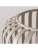 Boltze Windlicht "Viki" in Beige - (H)15 x Ø 13 cm