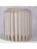 Boltze Windlicht "Viki" in Beige - (H)12 x Ø 10 cm