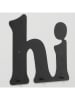 Boltze Garderobenhaken ''Hi'' in Schwarz - (B)38 x (H)30 x (T)2 cm