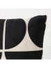 Boltze Kissen "Larson" in Schwarz/ Creme - (L)48 x (B)11 cm