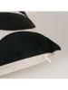 Boltze Kissen "Larson" in Schwarz/ Creme - (L)48 x (B)11 cm