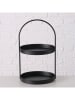 Boltze Etagere "Joko" in Schwarz - (H)44 cm