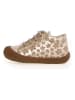 Naturino Leder-Lauflernschuhe "Cocoon" in Beige/ Gold