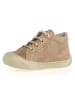 Naturino Leder-Lauflernschuhe "Cocoon" in Beige/ Gold