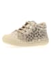 Naturino Leder-Lauflernschuhe "Cocoon" in Beige/ Gold